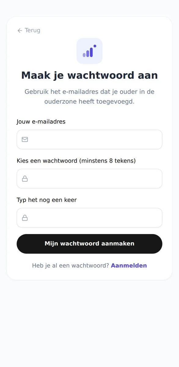Je adres, je wachtwoord, twee keer.